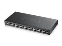 Zyxel Nebula 48-poorts Gigabit Ethernet Smart Managed Switch -4 Gigabit combo-poorten, 2 SFP Ports en Hybride Cloudmodus, Levenslange garantie [GS1920-48v2] - thumbnail