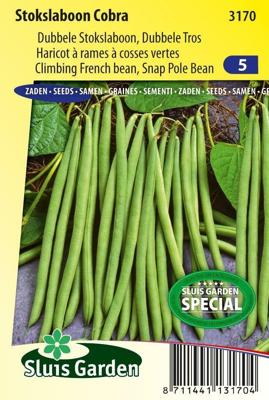 Stokslaboon (dubbele tros) zaden - Cobra Stokslaboon (dubbele tros) zaden - Cobra