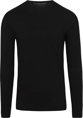 Garage Mens Stretch Body Fit Longsleeve Black (0208)