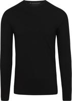Garage Mens Stretch Body Fit Longsleeve Black (0208) - thumbnail