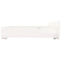 Bedframe met lades wit 160x200 cm - thumbnail