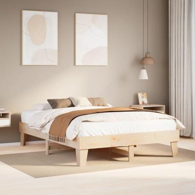 Bedframe zonder matras massief grenenhout 160x200 cm Bedframe zonder matras massief grenenhout 160x200 cm