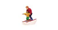 Kerstfiguur Father & son skiing LEMAX - Lemax - thumbnail