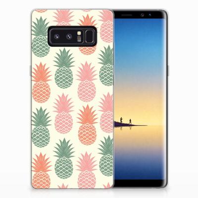 Samsung Galaxy Note 8 | Siliconen Case | Ananas