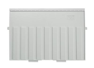 Scheidingsplaat kaartenbak han a4 dwars lichtgrijs | 5 stuks