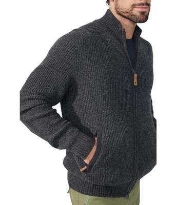 Fjallraven Övik Zip Cardigan Knit Vest Heren Dark Grey XL