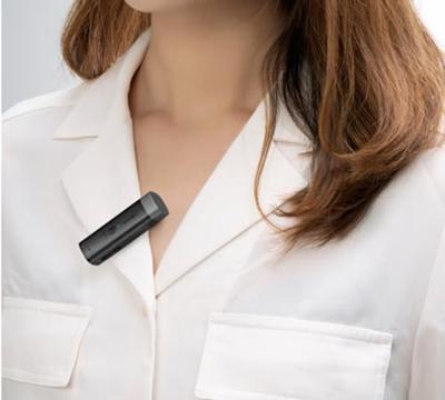 Boya BY-WM3D Wireless Lavalier Microfoon, Zwart