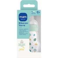 MAM Glazen Babyfles - 170ml - Blauw - Speen Flow 1 - thumbnail