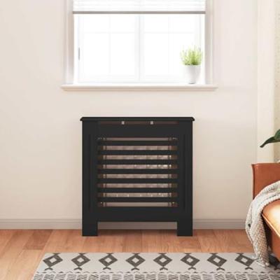 VidaXL Radiatorombouw 78 cm mdf zwart VidaXL Radiatorombouw 78 cm mdf zwart