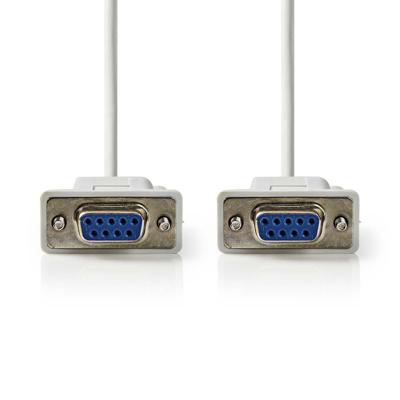 Nullmodemkabel | D-Sub 9-Pins Female - D-Sub 9-Pins Female | 2,0 m | Ivoor