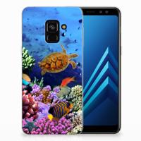Samsung Galaxy A8 (2018) TPU Hoesje Vissen - thumbnail