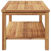 Salontafel Bruin 110 x 55 x 45 cm Massief teakhout - thumbnail