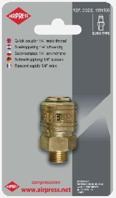 Airpress Snelkoppeling euro1/4"- u