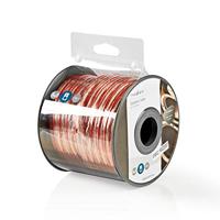 Nedis Speaker-Kabel | 2x 2.50 mm² | 15 m | Transparant | 1 stuks - CABR2500TR150 CABR2500TR150 - thumbnail
