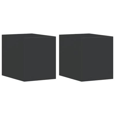 VidaXL Buitenwandlampen 2 st gegoten aluminium zwart VidaXL Buitenwandlampen 2 st gegoten aluminium zwart