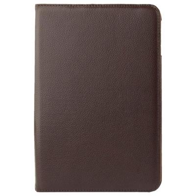 360 graden draaiend Litchi structuur lederen hoesje met houder voor Samsung Galaxy Tab 4 10.1 / SM-T530 (bruin)