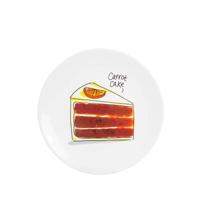 Blond Amsterdam gebaksbordje aardewerk carrot cake 18x1.5cm multi - thumbnail