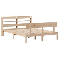 Bedframe zonder matras massief grenenhout 140x200 cm - thumbnail