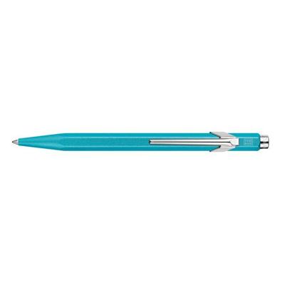 Balpen caran d'ache colormat-x 849 turquoise | 2 stuks