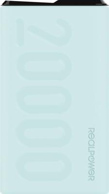 RealPower PB-20000PD+ Powerbank 20000 mAh Lithium Groen