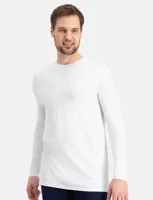 2-pak heren ondershirts lange mouw - Ralph - Heren T-shirts ronde hals - S - Wit - S - S - S - S - S - S - S - S - S - S - S - S - S - - thumbnail