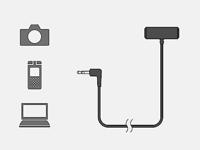 Sony Compact Stereo Lavalier Microphone (ECMLV1.SYU) - thumbnail