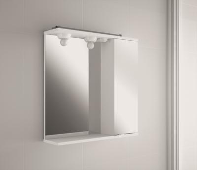 Muebles Volga spiegelkast met verlichting 61x63cm met spiegeldeur