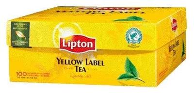 Thee lipton yellow label zonder envelop 100x1.5gr