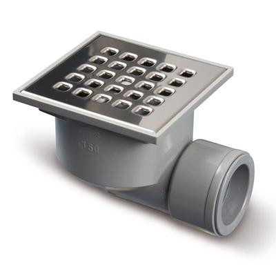 Xellanz Doucheput - 105x105mm - Zijuitloop - RVS