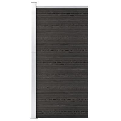 Schuttingpaneel 95x186 cm HKC grijs