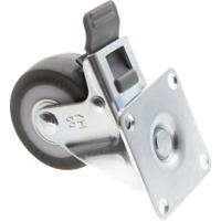 TOOLCRAFT TO-5137869 Zwenkwiel met parkeerrem en schroefplaat 50 mm Draagvermogen (max.): 50 kg - thumbnail