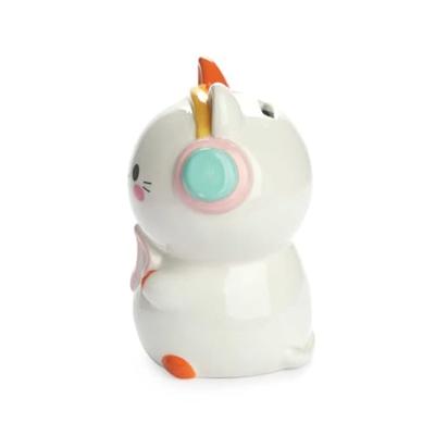 Coin bank Kawaii Melody white ceramic Coin bank Kawaii Melody white ceramic