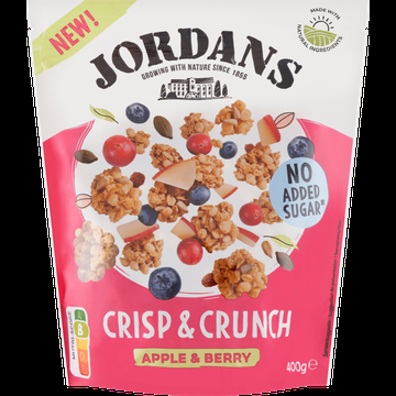 Jordans Crisp & Crunch Apple & Berry 400 g bij Jumbo