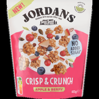 Jordans Crisp & Crunch Apple & Berry 400 g bij Jumbo - thumbnail