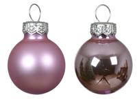Kerstballen Glas Ø2,5cm Fris Lila 24st - thumbnail