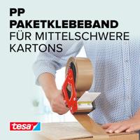 tesa 04195-00001-04 Verpakkingstape tesapack Bruin (l x b) 66 m x 50 mm 6 rol/rollen - thumbnail