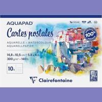 Clairefontaine • aquapad aquarelpapier postcard 300g a6 20x - thumbnail