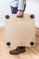 Metafranc Meubelroller 590X490 Sh/Pu 200Kg W - WU0822130 - thumbnail