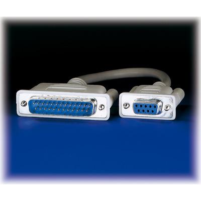 ROLINE modemkabel 9pol. F - 25pol. M, 6 m ROLINE modemkabel 9pol. F - 25pol. M, 6 m