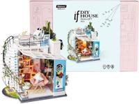 Robotime Dora's Loft met LED licht Knutselen Miniatuur bouwpakket - thumbnail