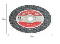 Milwaukee SCS41 / 76 mm Dunne metaaldoorslijpschijven PRO+ VE=5 - 4932464717 - thumbnail