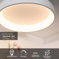 Lucide TALOWE LED - Plafonnière - Ø 80 cm - LED Dimb. - 1x80W 3000K - Wit - thumbnail