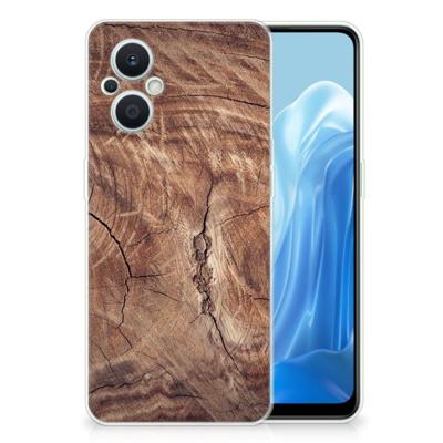 OPPO Reno8 Lite Bumper Hoesje Tree Trunk OPPO Reno8 Lite Bumper Hoesje Tree Trunk