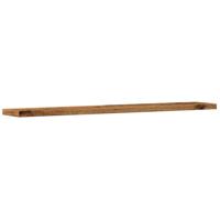 Wandschappen 4 st 60x10x1,5 cm bewerkt hout oud houtkleurig - thumbnail