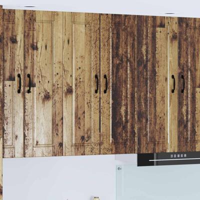 Keukenkast met plank Oudhout 60 x 31 x 100 cm Bewerkt hout