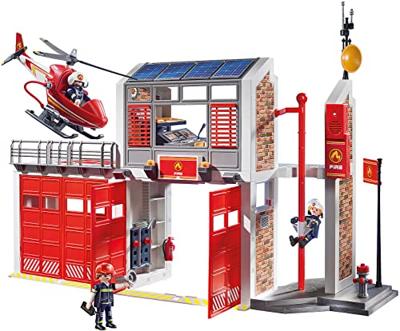 PLAYMOBIL 9462 - City Action - Brandweerkazerne met helikopter - Nieuw in 2019