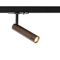 QAZQA Moderne spot donker brons voor railsysteem 1-fase - Iconic Ivy - thumbnail