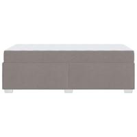 Bedframe Taupe 90 x 190 cm Stof - thumbnail