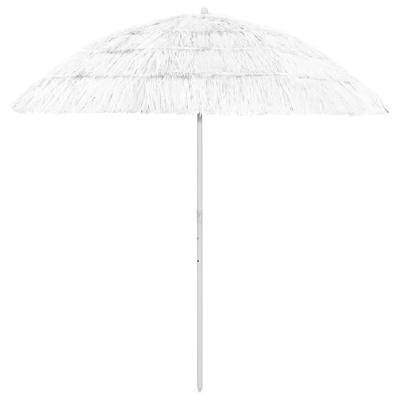VidaXL Strandparasol hawaï 240 cm wit VidaXL Strandparasol hawaï 240 cm wit