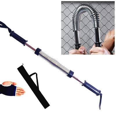30kg galvaniseren voorjaar handgrepen arm sterkte Brawn training apparaat + hand Guard + opbergtas set (wit)